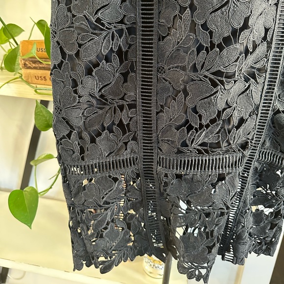 Bardot Black Lace Dress - Picture 5 of 7